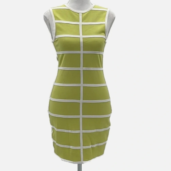 Talulah Bodycon Sleeveless Bandage Dress in Lime - NWOT - Size Small - Picture 1 of 6